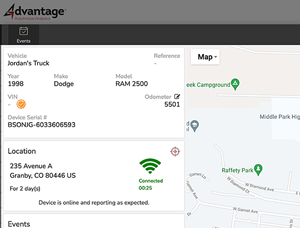 Smart Locate Connected with Device - Advantage GPS